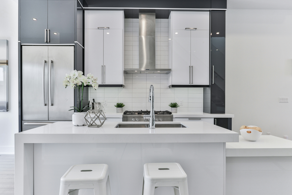 Hi-Macs Durability in Sheffield Homes kitchen worktop from Corian Worktops London