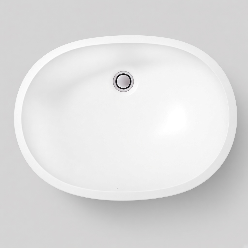 400Mm Bowl Composite Solid Surface Sink