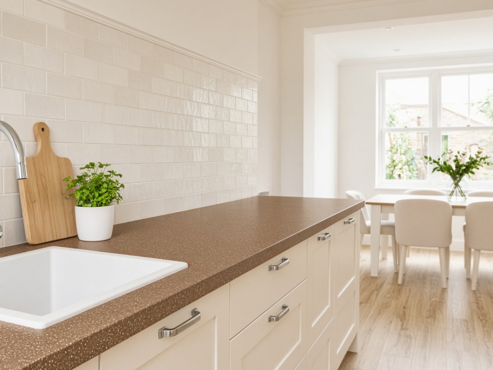 Brown Kitchen Worktops