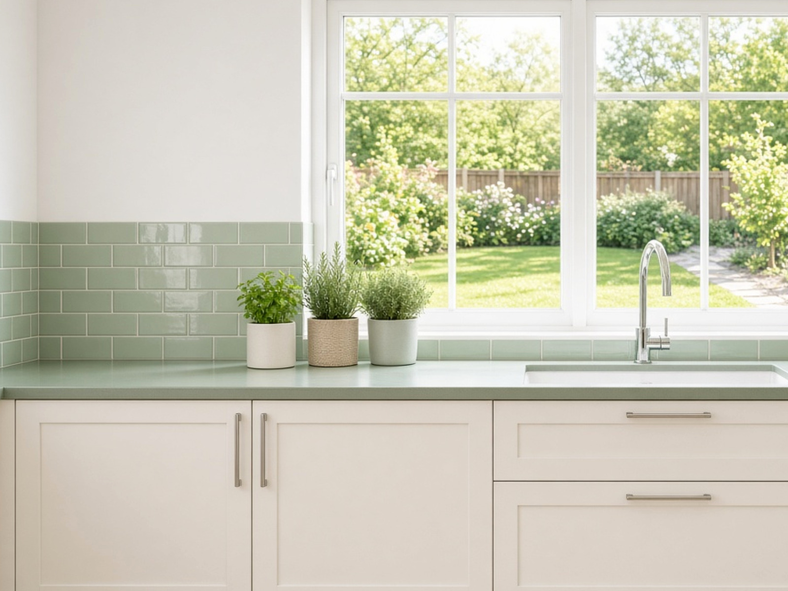 Green Kitchen Worktops